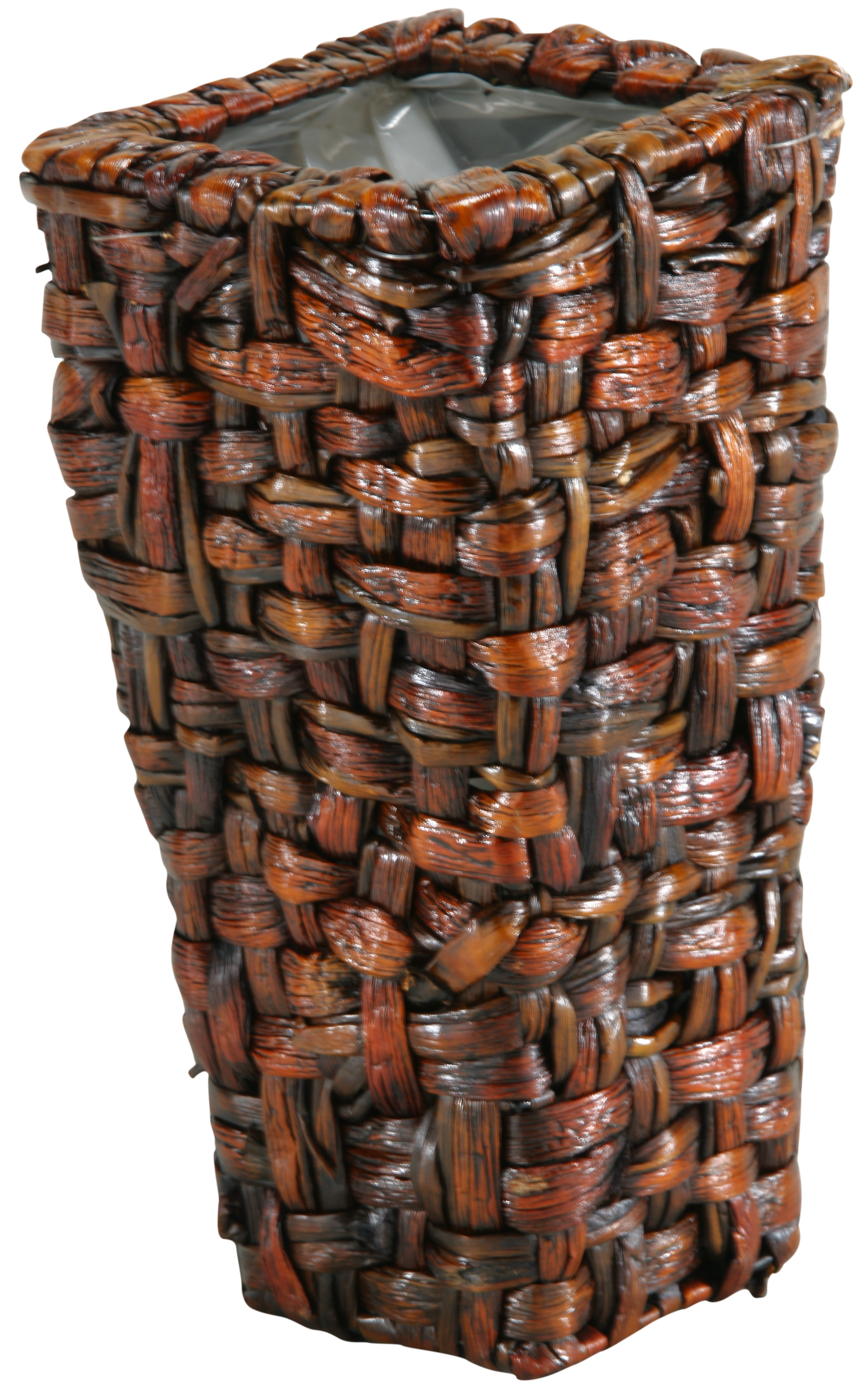 wayfair balcony planters on Bay Isle Home Nido Square Basket Wicker Pot Planter With Liner Wayfair