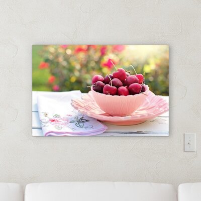 'Cherries' Photographic Print on Canvas Winston Porter Size: 12
