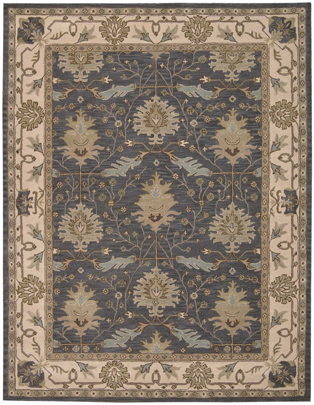 Constance Hand Tufted Blue Area Rug Reviews Birch Lane Constance Hand Tufted Blue Area Rug