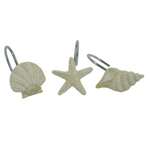 Moonlight Shower Curtain Hook Set (Set of 12)