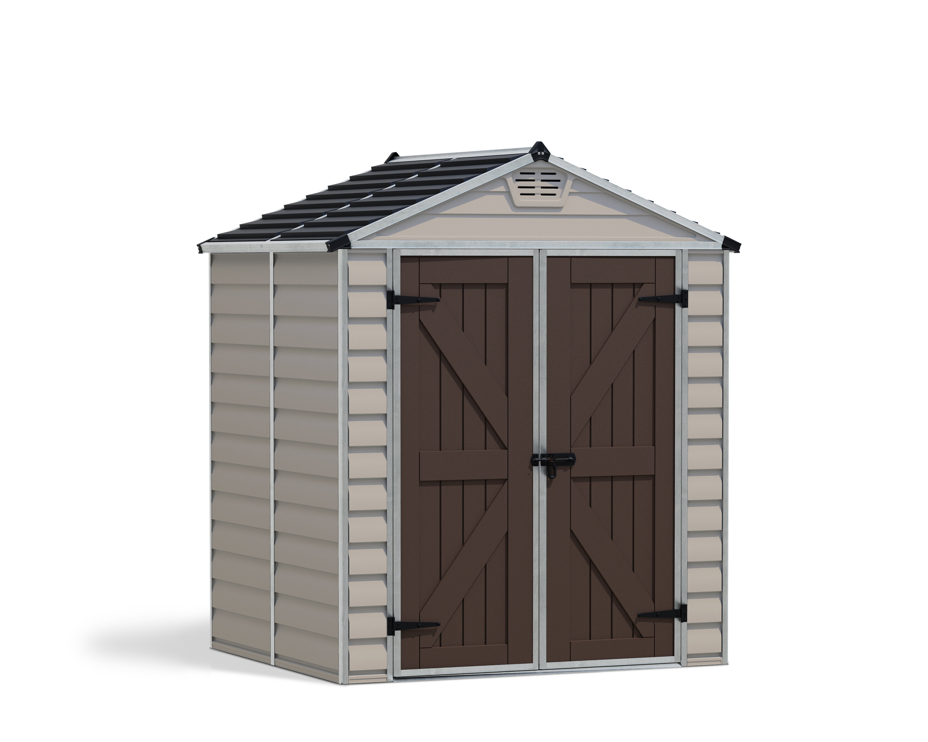 Palram Skylight 85.4” H x 73” W x 60.4” D Polycarbonate and Aluminum  Traditional Storage Shed & Reviews | Wayfair