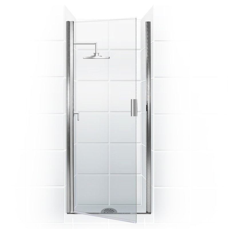 Coastal Industries Paragon Series 32 X 82 Hinged Semi Frameless Shower Door Wayfair