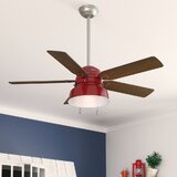 Red Blades Ceiling Fans You Ll Love In 2020 Wayfair