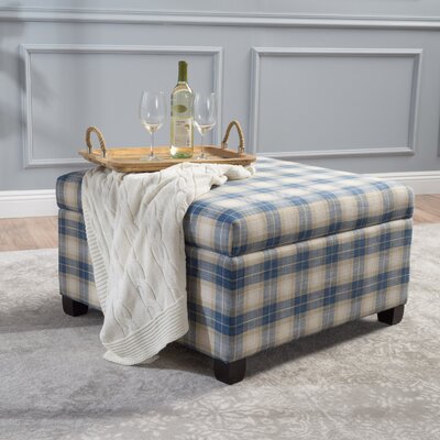 Buffalo Plaid Ottoman | Wayfair