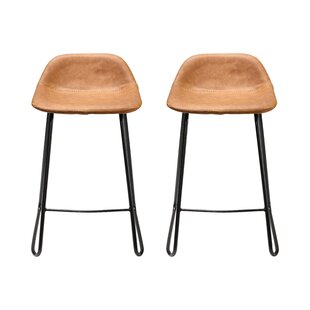 Wood Seat Metal Legs Bar Stool Wayfair