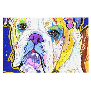 Rebecca Fischer 'Mavis' Bull Dog Doormat