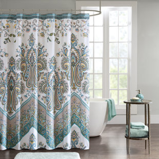 Teal And Purple Shower Curtain Wayfair Quickview