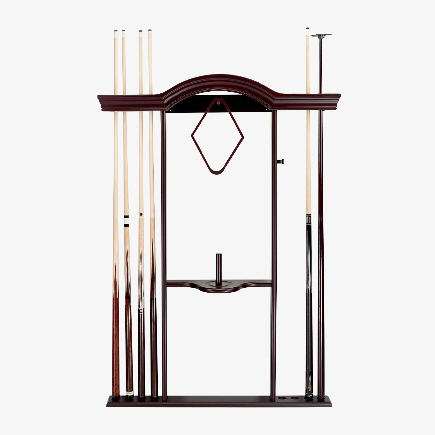Roman Style 6-Place Wall Rack//Holder Pool//Billiard Cue Stick Wall Cue Holder