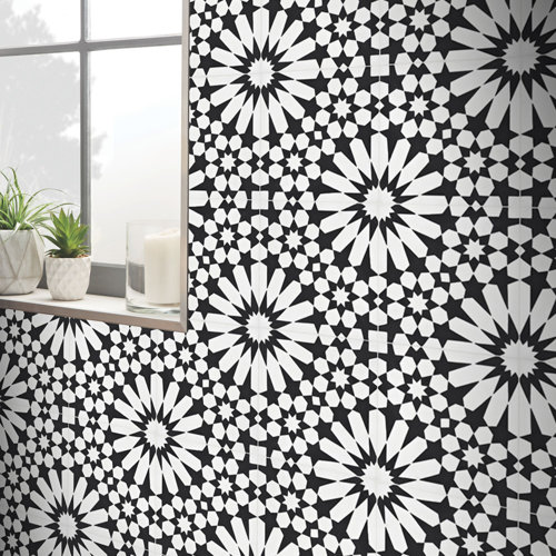 Moroccan Mosaic Tile House Agdal 8 X 8 Cement Field Tile Reviews