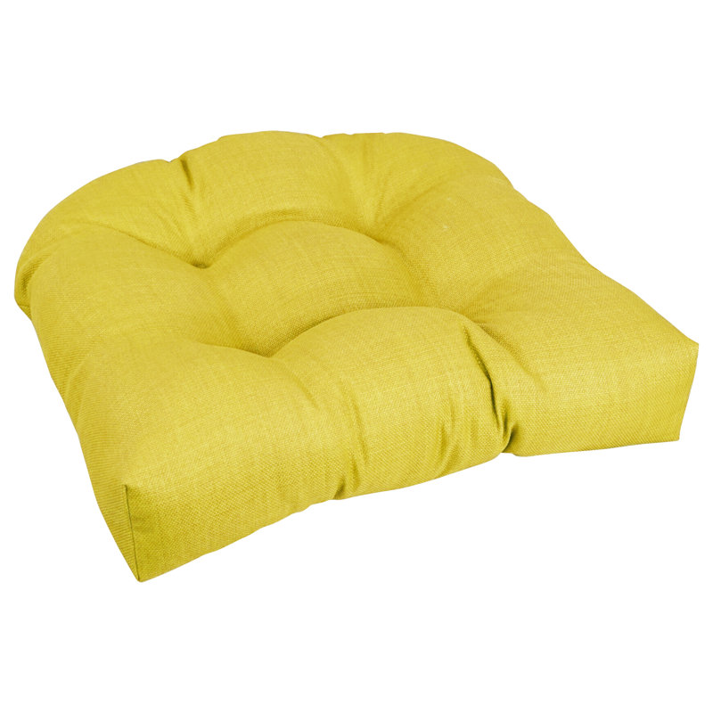 Indoor/Outdoor Adirondack Chair Cushion Fabric: Lemon
