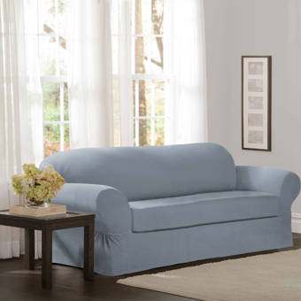 Red Barrel Studio Box Cushion Sofa Slipcover Reviews Wayfair