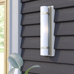 Go to store & view more images Deveral 1-Light Outdoor Wall Sconce by Orren Ellis
