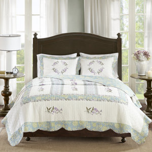 Corbeil Cotton 3 Piece Coverlet Set