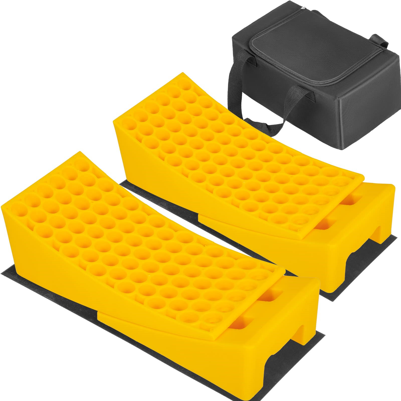 Details about   Multi Level Ramp Chock Block For Car Tire Camper RV Trailer Stabilizer Leveling 