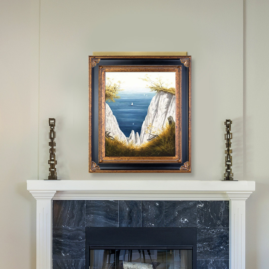 Rosecliff Heights Chalk Cliffs At Rugen by Caspar David Friedrich