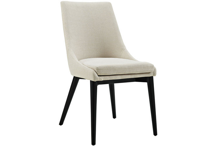 carlton wood leg upholstered dining chair