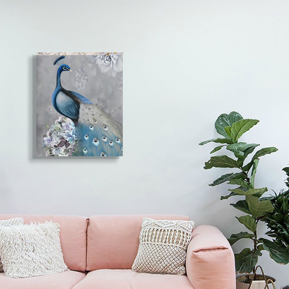 Bungalow Rose Canvas Wall Art Print Painting 1.5 Inch Thick Frame