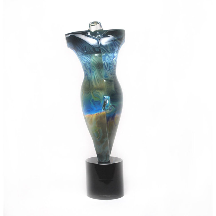 Murano Art Collection Murano Glass Male Torso Sculpture - Wayfair Canada