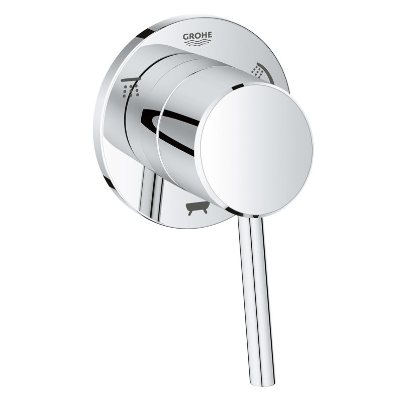 Grohe Concetto Single Handle 3 Way Diverter Shower Faucet Trim Only Reviews Wayfair