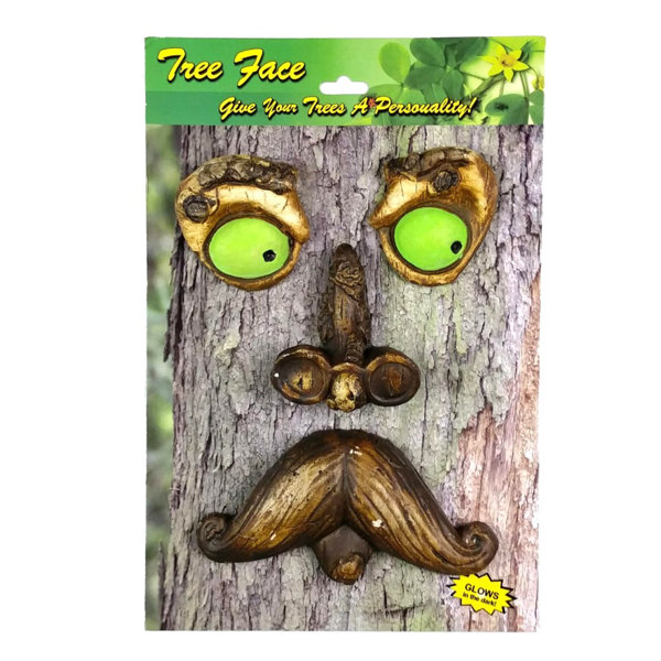 Other Garden Ornaments Tree Outdoor Faces Old Man Face Yard Home