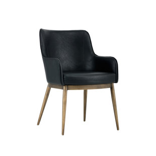 Irongate Franklin Upholstered Dining Chair by Sunpan Modern