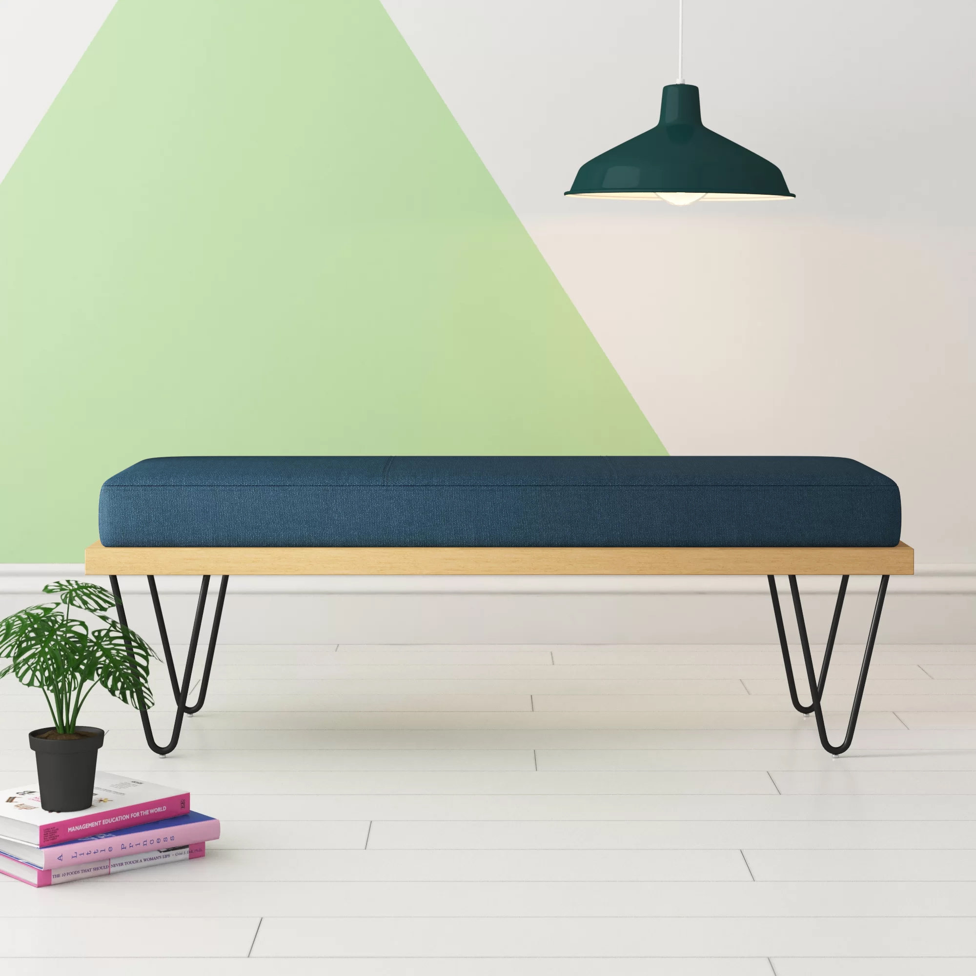 Hashtag Home Atlas Upholstered Bench Reviews Wayfair