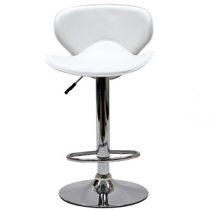 Lottie Adjustable Height Swivel Bar Stool by Wad..
