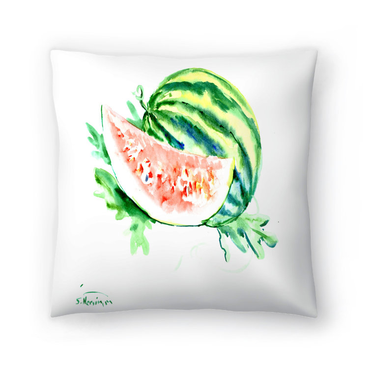 watermelon throw pillow