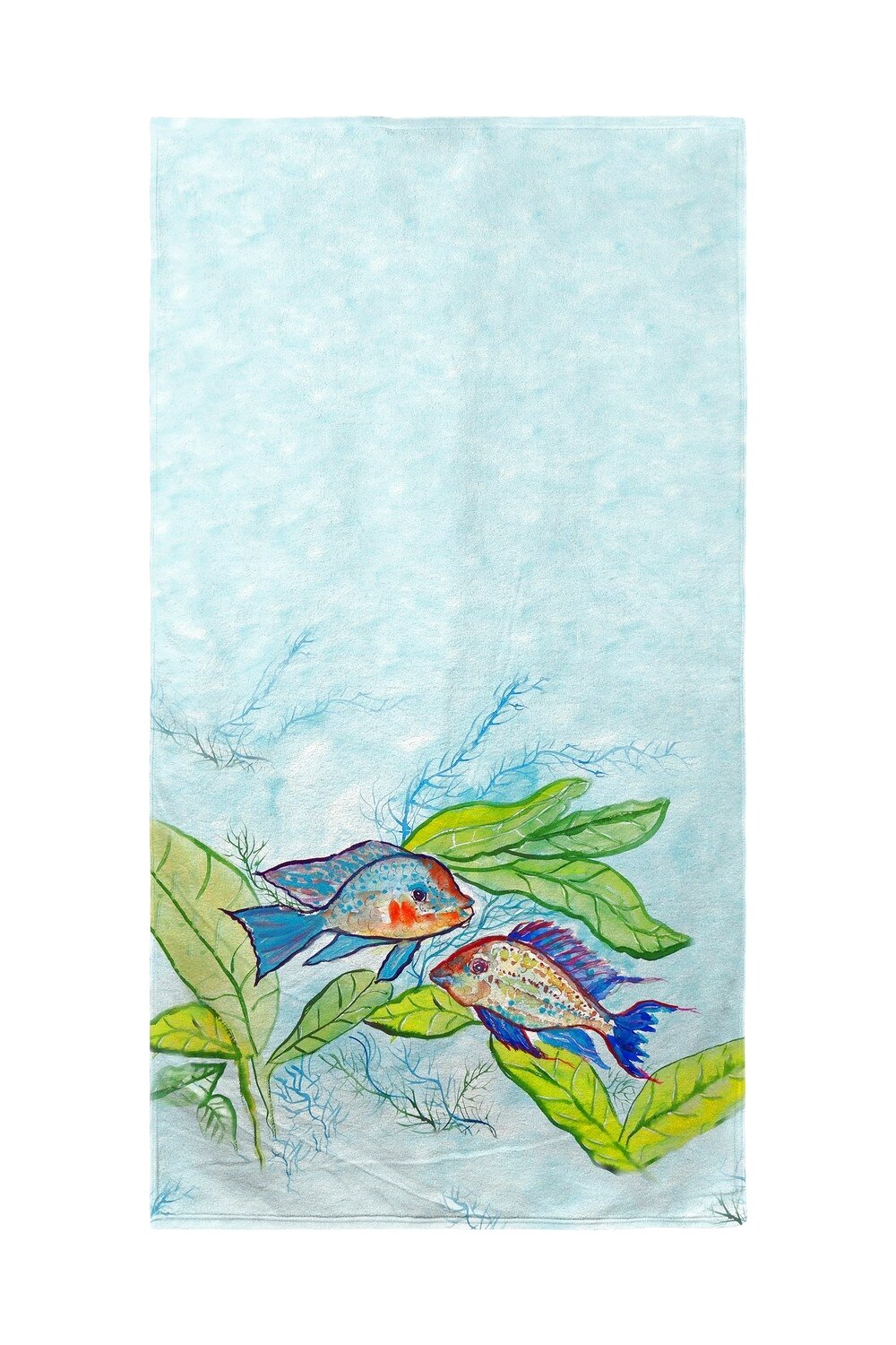 fish beach towel