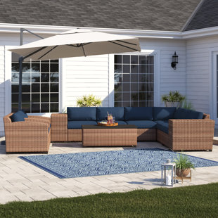 Waterbury 11 Piece Sectional Seating Group with Cushions