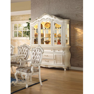 Go to store & view more images Ceri Lighted China Cabinet by Rosdorf Park
