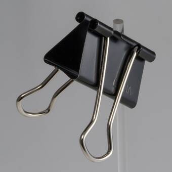 medium silver binder clips