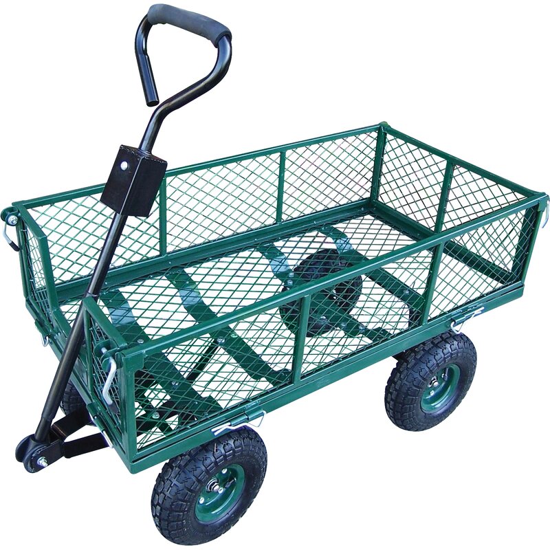 Oakland Living Utility Metal Garden Cart & Reviews | Wayfair.ca