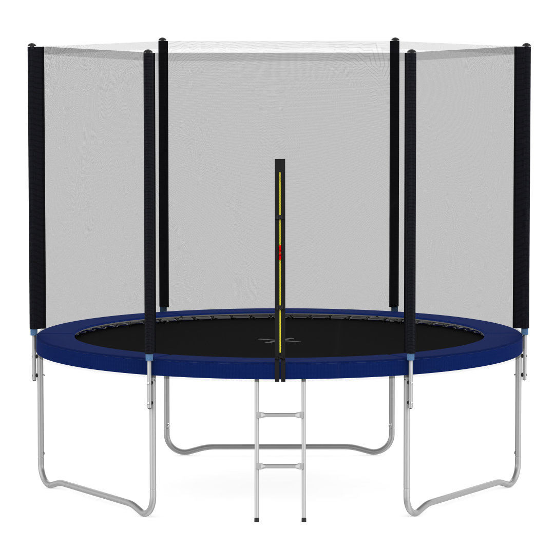 Freeport Park Heavy Duty 10' Above Ground Trampoline with Safety