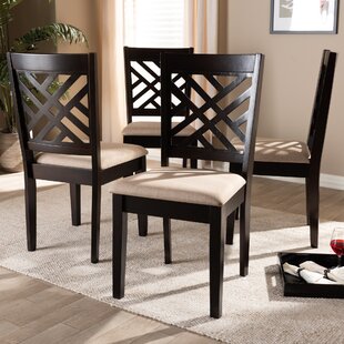 dining chairs set of 4 brown