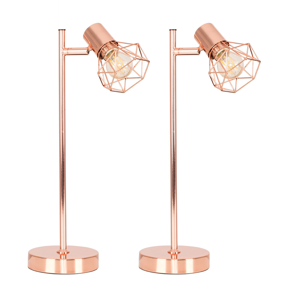 17 Stories Sahara 40cm Desk Lamp Set Wayfair Co Uk
