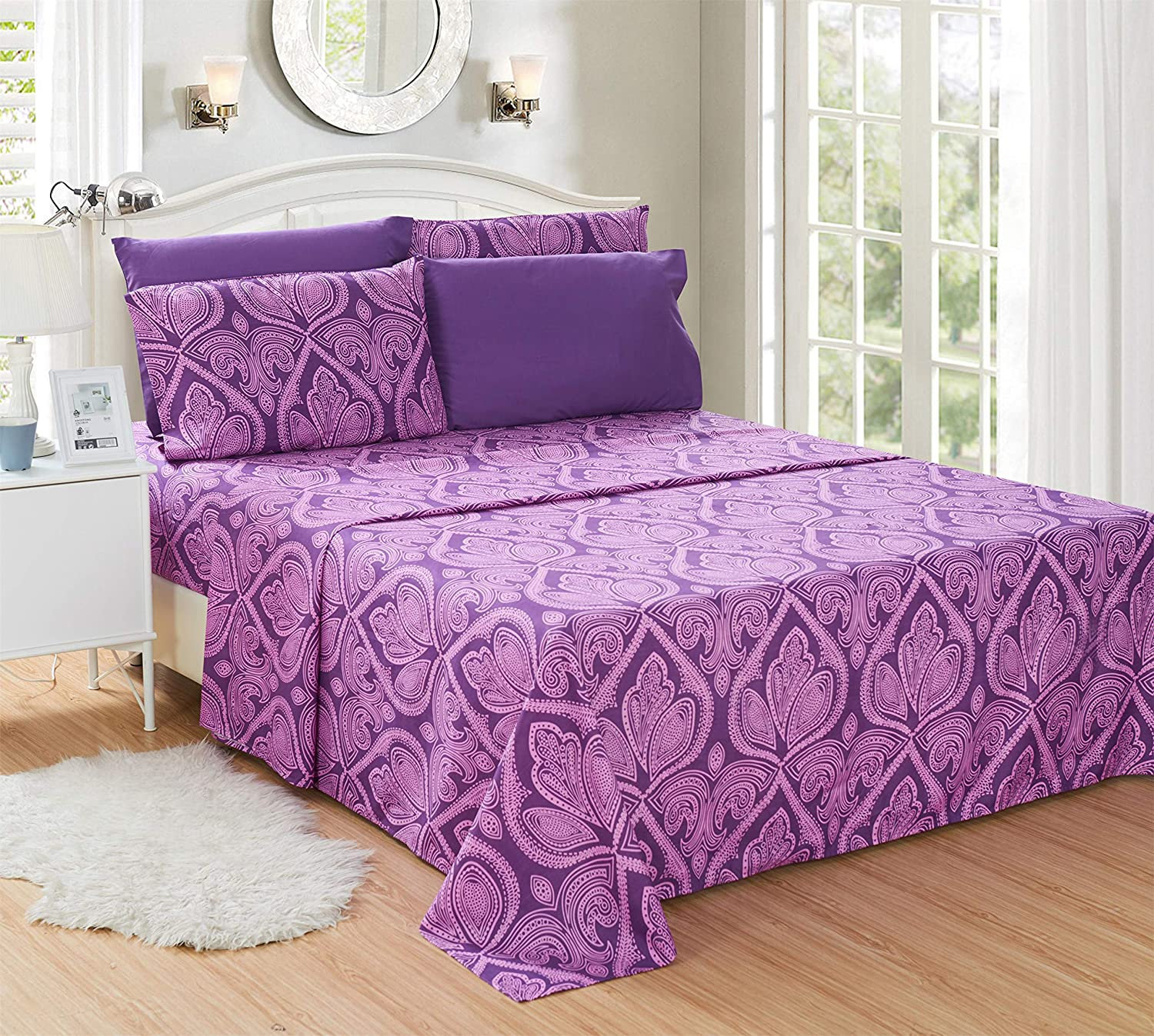 IMMENCE Paisley Microfiber Percale 