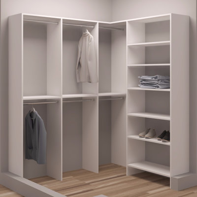 Tidysquares Inc Demure Design 595w 75w Closet System