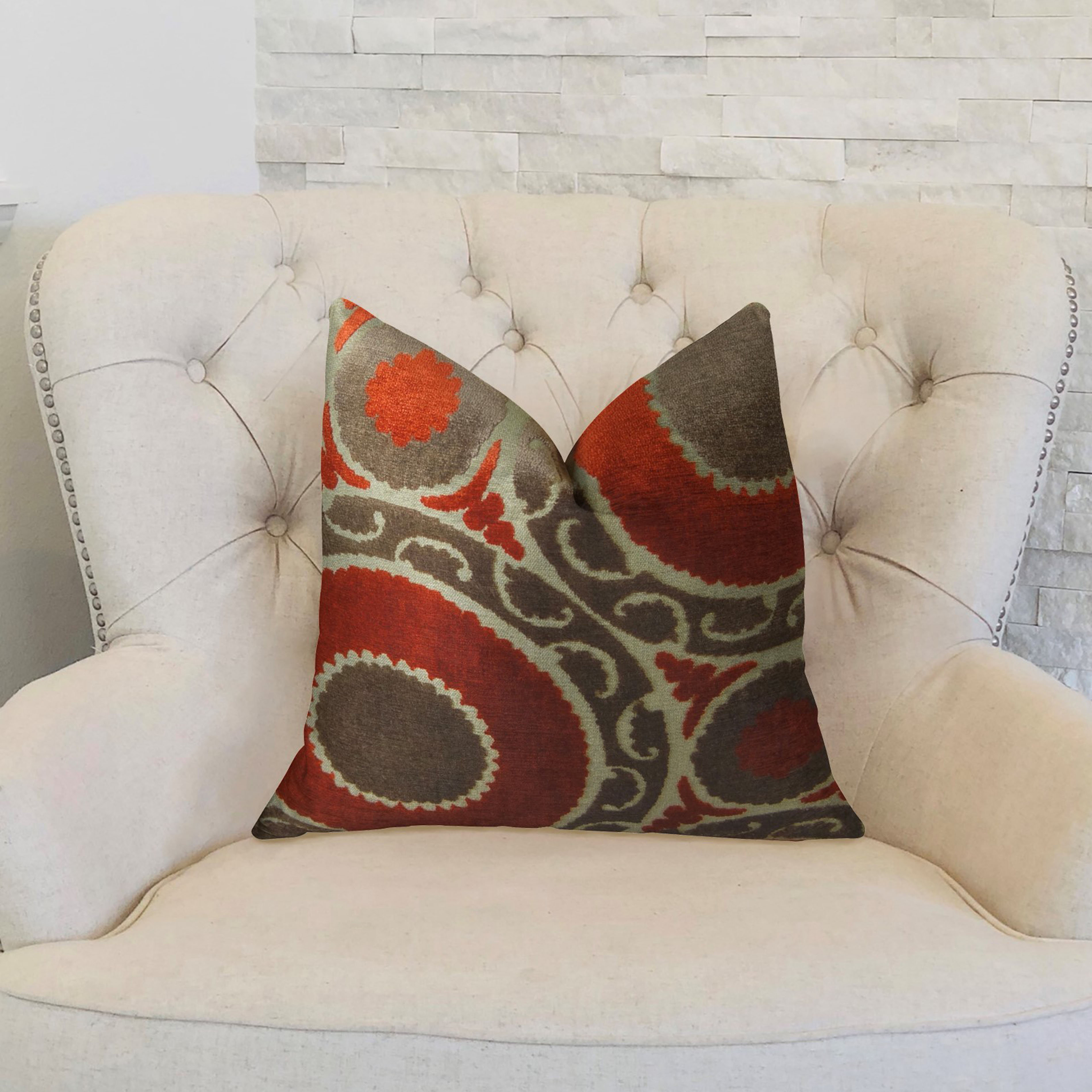Plutus Brands Pomegranate Double Sided Throw Pillow Wayfair