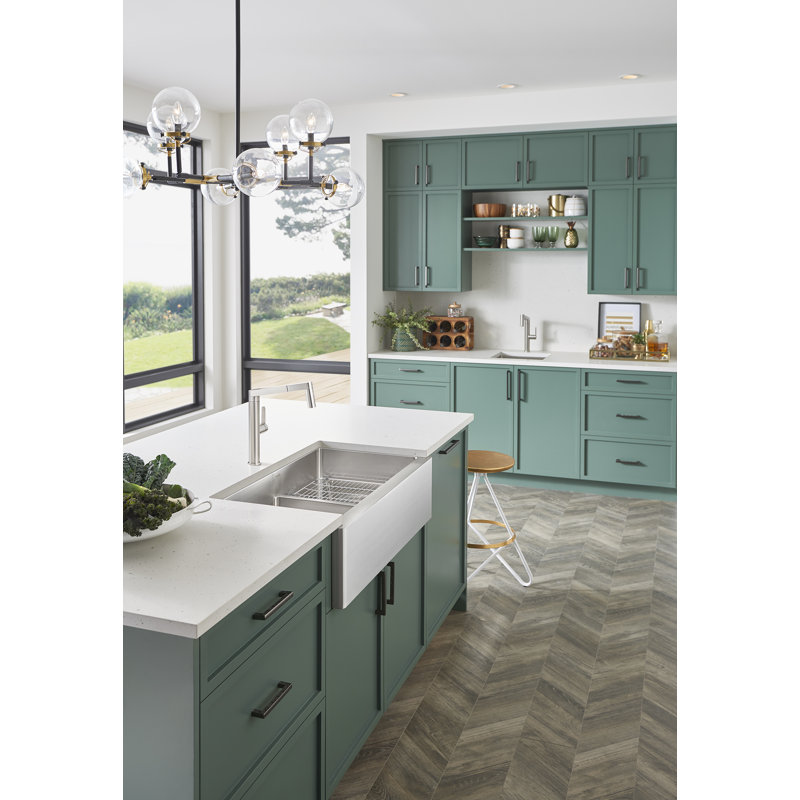 Blanco Quatrus R15 33 L X 19 W Double Basin Farmhouse Kitchen Sink Wayfair