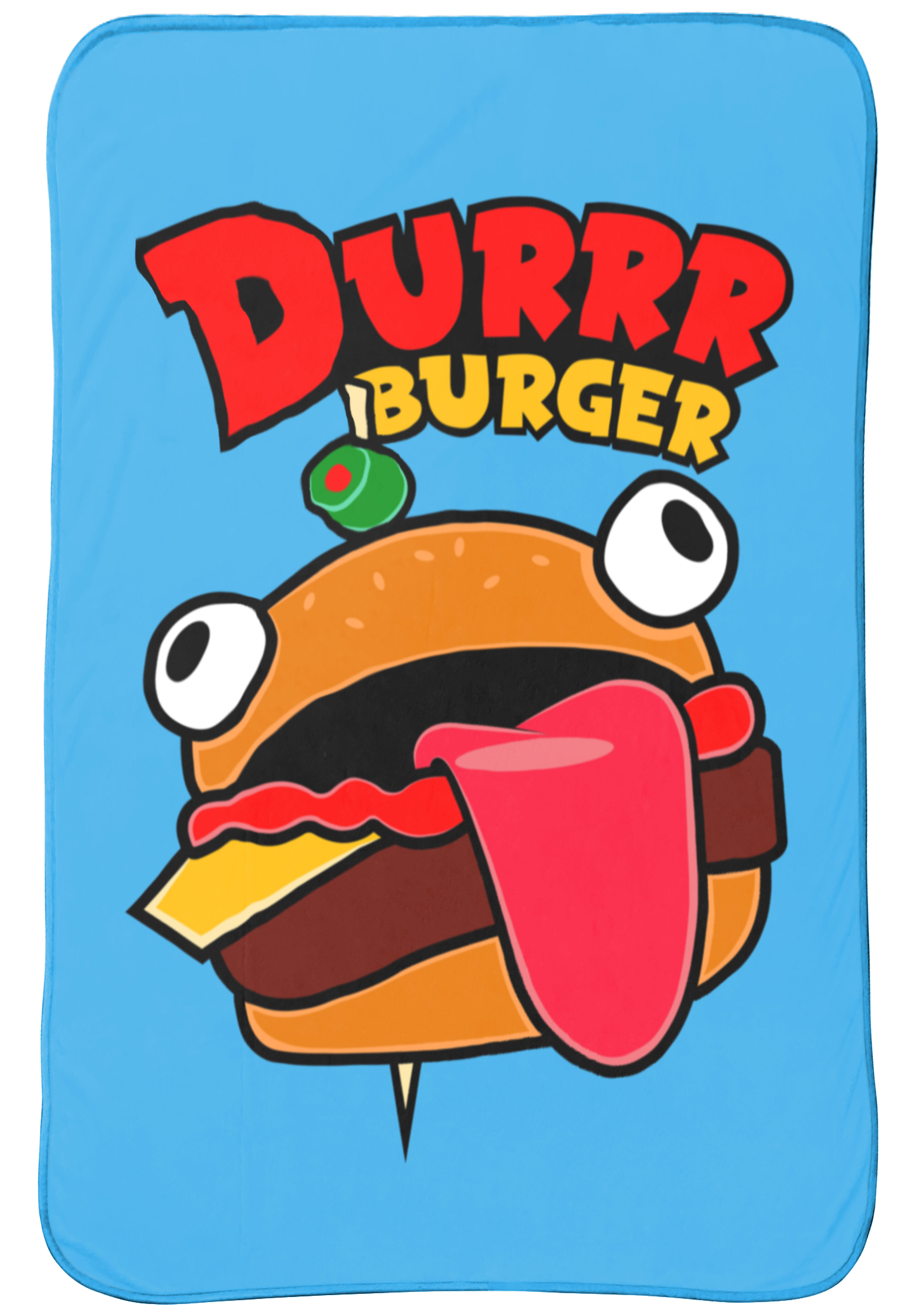 Fortnite Blue Durr Burger Blanket Wayfair