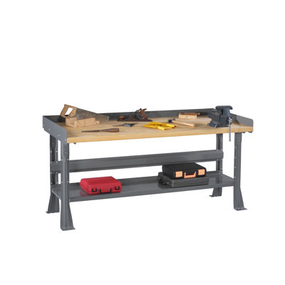 Butcher Block Top Workbench Tennsco Corp Size 72 W X 36 D Finish