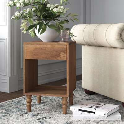 Orleans 1 - Drawer Solid Wood Nightstand