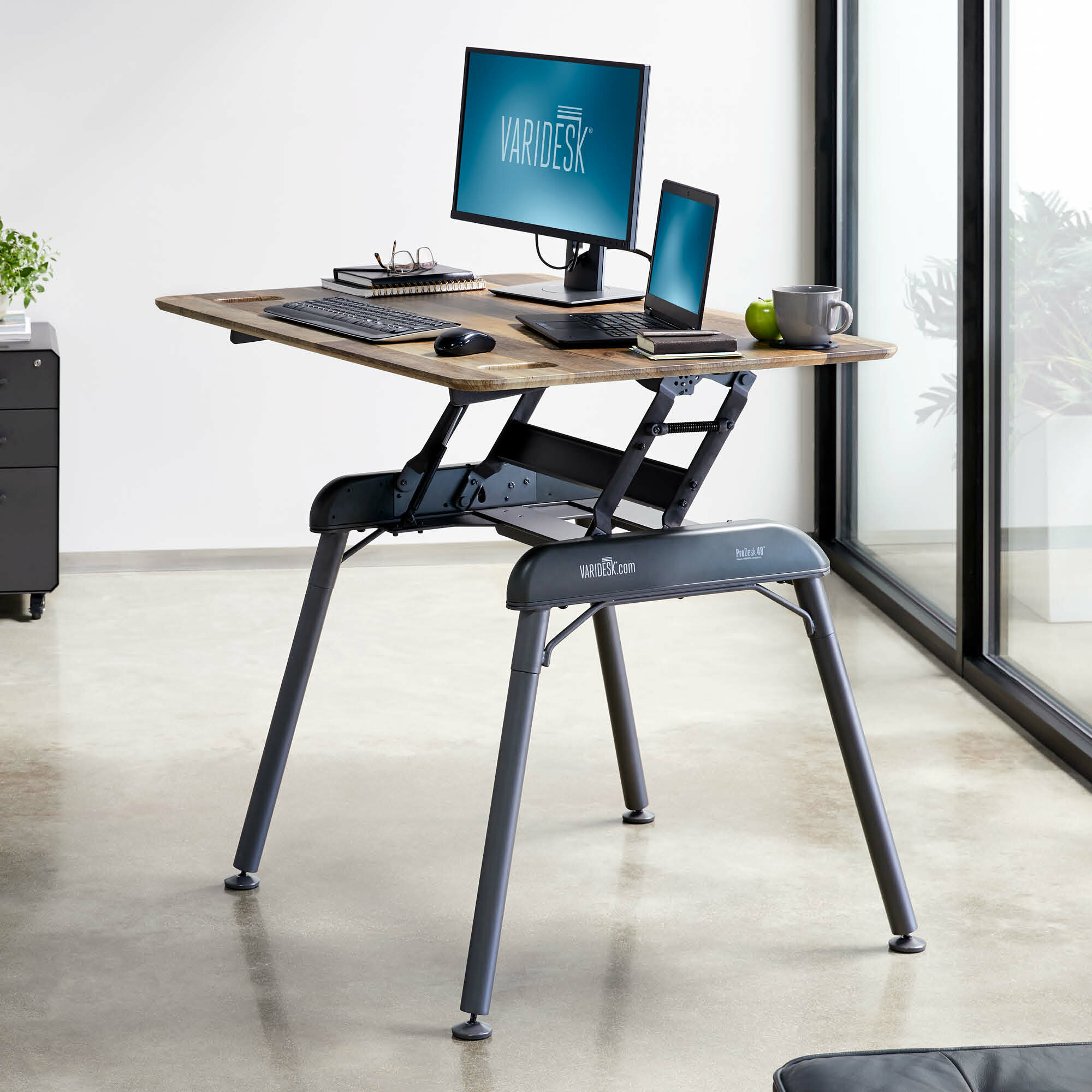 Varidesk Height Adjustable Standing Desk Wayfair