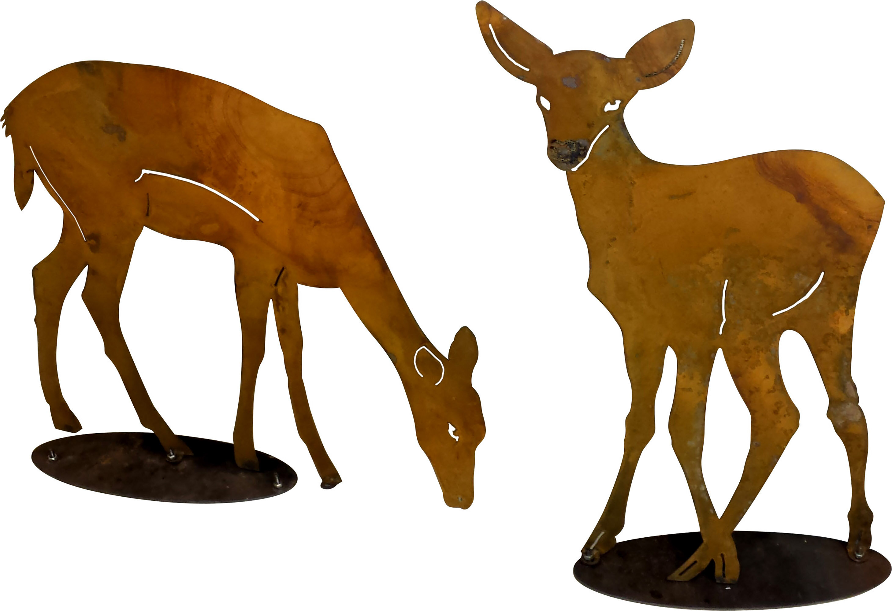 metal garden deer