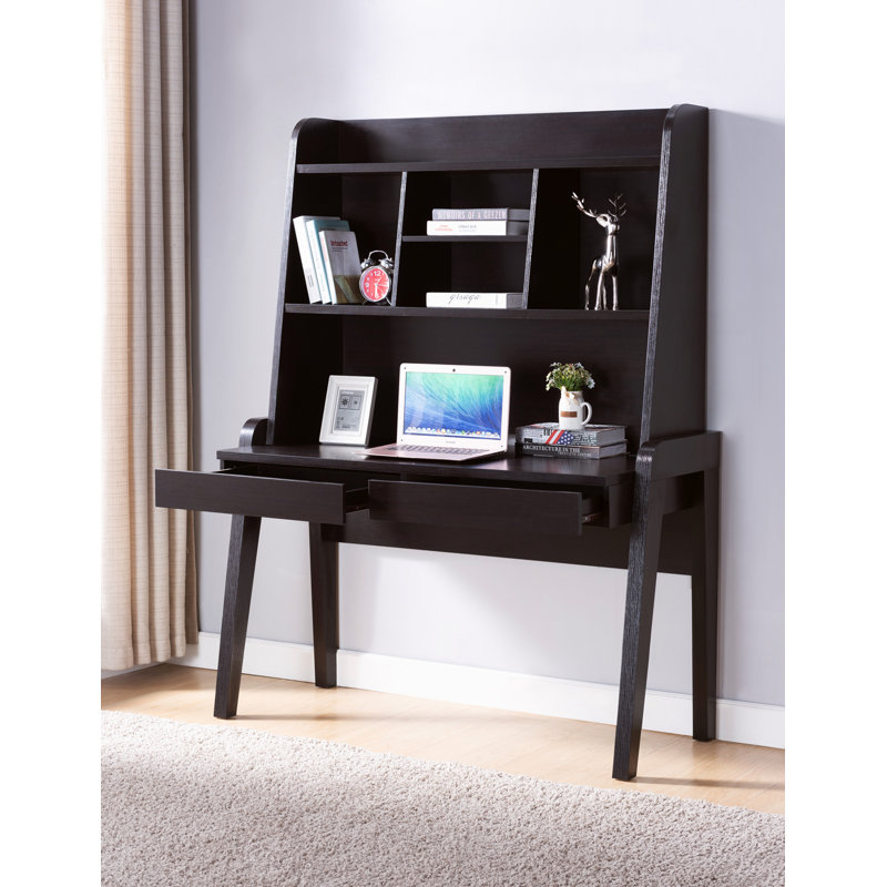 Latitude Run Jonelie Writing Desk With 2 Usb Ports And 2