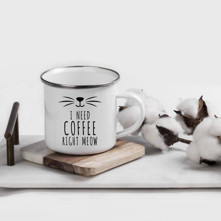 Cat Lover Coffee Mug Not Socially Awkward Funny 11 oz Black Ceramic Tea Cup 