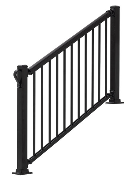Gilpin Inc 3 Ft H X 6 Ft W Summit Straight Railing Reviews Wayfair