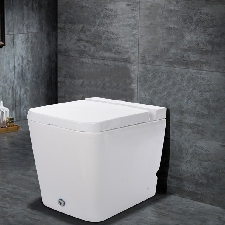 Finewins Toilets Without Power Supply, Sitting Toilet, Electronic