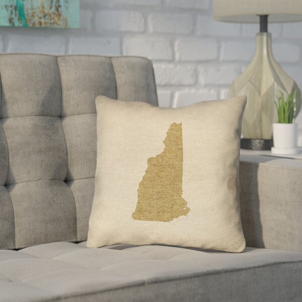 ArtVerse Katelyn Smith 20 x 20 Indoor/Outdoor UV Properties-Waterproof and Mildew Proof Delaware Canvas Pillow 